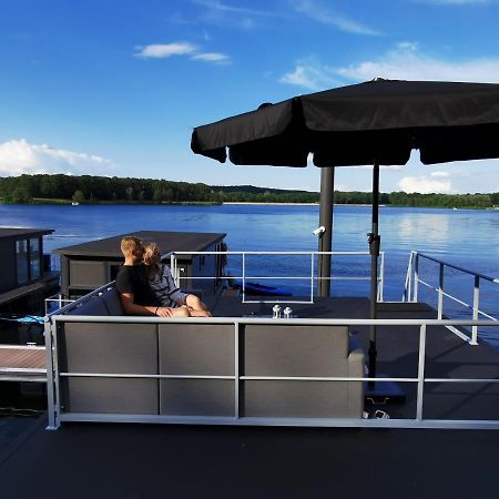 Houseboats Mookerplas Met Dakterras Middelaar Kültér fotó