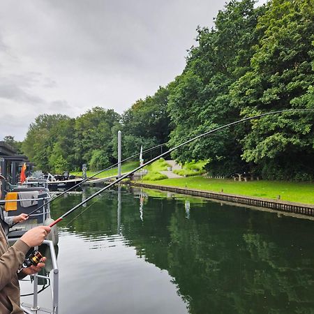 Houseboats Mookerplas Met Dakterras Middelaar Kültér fotó